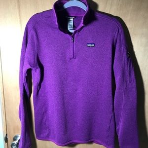 Purple Patagonia sweater